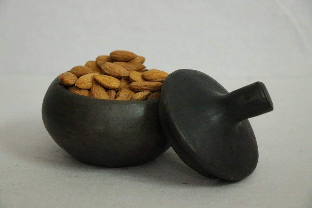 Luxurious Manipur Pottery Clay Round Sugar Pot/Cup - Image 2