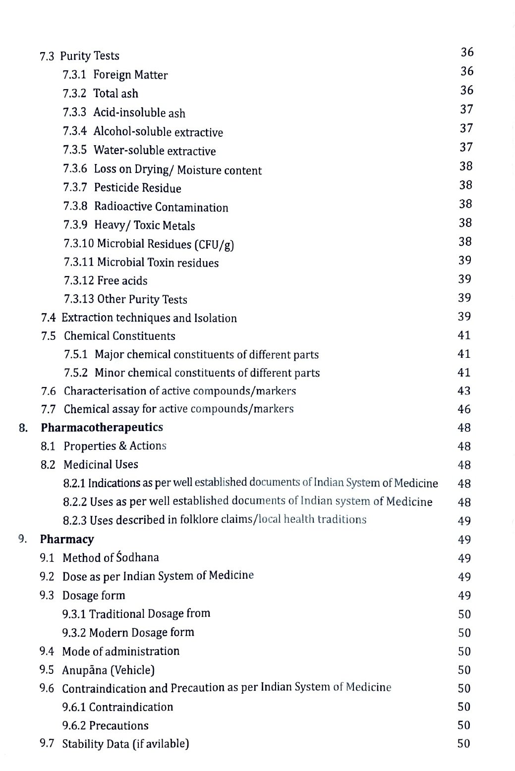 Comprehensive Technical Dossier (CTD) of Med. Plant used in Ayurveda – Vasa (Justicia adhatoda L.) - Image 5